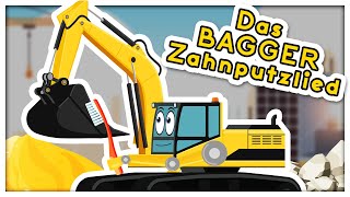 ♪ ♪ Das BaggerZahnputzlied 🚧 👷 Kinderlied zum Zähneputzen [upl. by Sexela403]