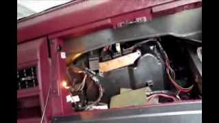 How to change blower motor resistor Silverado Sierra Tahoe Suburban 8898 [upl. by Eetsirhc]