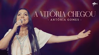 Antônia Gomes  A Vitória Chegou Lyric Video  É Gospel Lyrics [upl. by Kurys166]