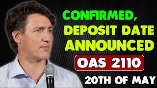 Big News 2110 OAS Deposit Confirmed by Justin Trudeau for All Canadian Seniors [upl. by Orimar]