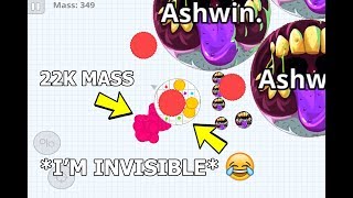 FAKE VIRUS INVISIBLE SKIN TROLL in Agario Mobile [upl. by Brent]