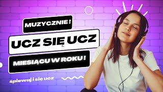 Wesoła Piosenka dla Dzieci o Miesiącach w Roku  Nauka i Zabawa [upl. by Oninotna]