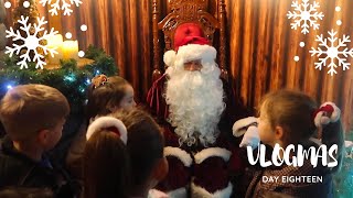 The kids met SANTA Day two at Center Parcs  VLOGMAS 2023 🎄  The Radford Family [upl. by Pinkham]