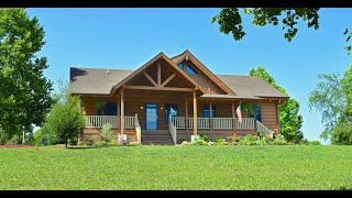 Log Cabin in the NC Blue Ridge Mountains for sale Lake Lure Rutherfordton Chimney Rock Asheville [upl. by Amalberga]