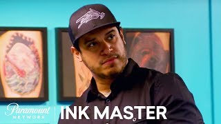 A NotSo quotFlawlessquot Tattoo Gets ES In Trouble  Ink Master Redemption Season 4 [upl. by Annehsat]