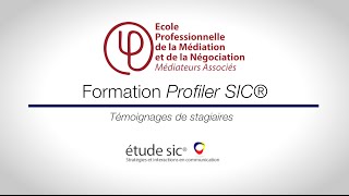 Formation Profiler SIC®  conduire sa pensée amp comprendre les comportements humains [upl. by Mikiso]