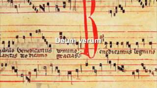 Gregorian chant  Deum verum [upl. by Siurtemed]