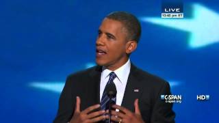 President Obama Acceptance Speech at 2012 Democratic National Convention CSPAN  Full Speech [upl. by Wohlen200]