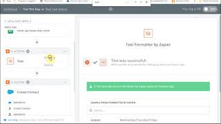 16 Google Forms to Salesforce using Zapier Formatter [upl. by Norehs]