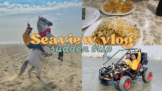 SEAVIEW SUDDEN TRIP VLOG  SUBHA KA NASHTA WITH NOMI BHAI [upl. by Aham]