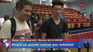 UNVM el ingreso 2019 podrá cursarse de modo virtual [upl. by Myrt]