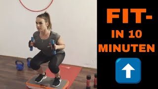 Ganzkörper Workout am Vibro Shaper  Fit in 10 Minuten [upl. by Eelram3]