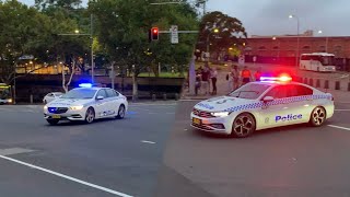 BULLHORN NSW Police SYDNEY CITY Responding  George St Sydney [upl. by Eldred]