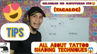 ALL ABOUT SHADING TATTOO TECHNIQUES Tagalog PACKINGBRUSHWIPSTIPPLE amp MORE [upl. by Judd345]