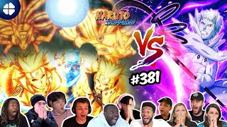 🔥 MINATO and Naruto Kurama mode VS OBITO Reaction Mashup 🦊Shippuden 381 ナルト 疾風伝 海外の反応 [upl. by Clary]