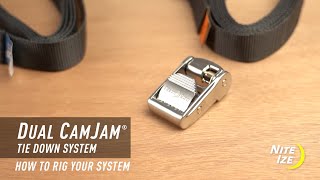 Dual CamJam Tie Down System – How To Use [upl. by Artsa]