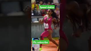 sha carri Richardson trackstar 💪 trending trackstar running shortfeedworldrecord racer run [upl. by Hsaka]