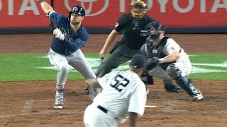 TBNYY Kiermaier slugs two tapemeasure home runs [upl. by Nena]