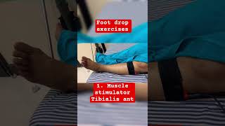 Foot drop exercises  how to cure your nerve injury  anklejoint [upl. by Pfaff615]