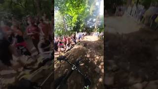 FLYING THROUGH HECKLERS WOODS AT ARD ROCK ENDURO 2024 What a feeling with the crowd behind you mtb [upl. by Ahsima]