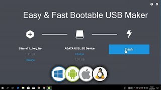 EASY Make a Bootable USB Flash Drive 2019  Windows Linux Android amp Mac OS [upl. by Lehcir970]