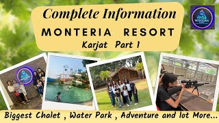 Monteria Resort Near Mumbai I Adventure Activities Zipline amp Waterpark  GetawayStaycation Karjat [upl. by Borries830]