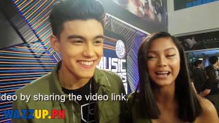 Ylona Garcia and Bailey May at the Myx Music Awards 2017  Ylona Wins Favorite New Artist [upl. by Jacqueline]