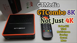 Receiver GTMedia GTCombo Android 9 OS DVB SS2S2XT2 Support Codec 422 Tanpa PC [upl. by Burg]