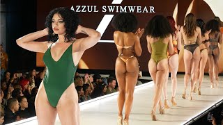 Azzul Swimwear Full Show In Slow Motion  New York Fashion Week [upl. by Aivartal]