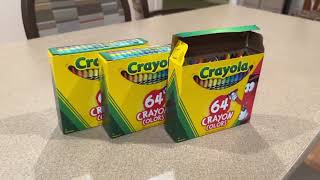 Crayola Ultra Crayons Built in Sharpener 64 Count [upl. by Atnas]