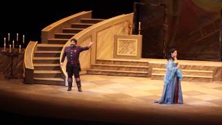 Gaspar Colón baritone Tosca 2015 act I quotTosca divina la mano mia…quot [upl. by Anyar540]