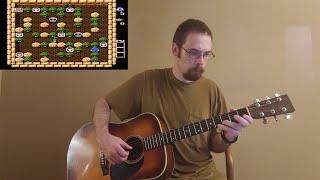 Lolo  Theme  Fingerstyle Guitar Cover  Nintendo NES [upl. by Noyk]