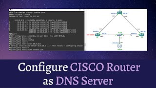 Free CCNA In Hindi  Chapter28  What is DNS Server in Cisco IOS [upl. by Bobina]