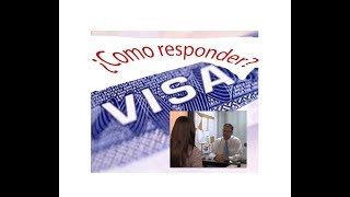 Preguntas para la solicitud de visa americana 2020 [upl. by Schonthal878]