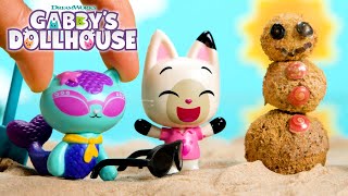 Lets Build a SANDMAN Gabbys Tropical Winter Cruise  GABBYS DOLLHOUSE TOY PLAY ADVENTURES [upl. by Rhiamon]