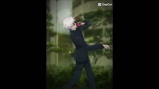 Gojo mopping 🔥anime trending amv gojo mopping shorts fyp [upl. by Atelra]