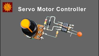 DIY Servo Motor Controller  Servo Motor Controller Circuit [upl. by Leasa]