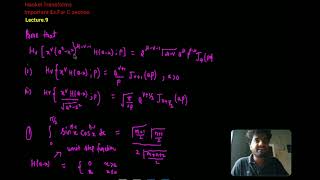 Lec 9quotExample of Hankel transformquot unit 2 quot Mscpre Mgsu by Sumit swami [upl. by Llenna444]