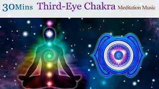 ★30mins★Tibetan Singing Bowls Meditation Music for Chakra Healing ThirdEye Chakra for Perception [upl. by Anglo]