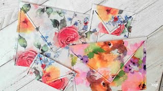 Junk Journal Faux Glassine Envelopes [upl. by Jorge]