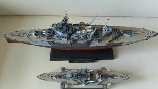 airfix and academy kits hms Warsprite side by side [upl. by Eiba]