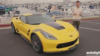 2017 Chevy Corvette Grand Sport w Z07 Performance Package Test Drive Video Review [upl. by Anallij]