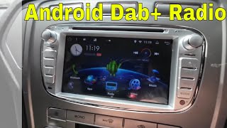 Ford Mondeo Mk4 Android Dab Radio Sat Nav upgrade [upl. by Ahsak240]