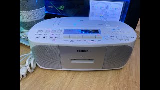 XẢ KHO ĐÀI RADIO CASSETTE CD Toshiba TYCDS7 NHẬT BẢNLH 0906781800 [upl. by Zizaludba]