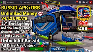 UPDATE  BUSSID APKOBB V412 Unlimited money  New OBBAPK Mod [upl. by Arlie]