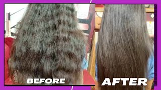 Hair keratin  hair treatment permanent hair state [upl. by Assiar]