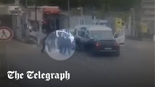 Moment Frances most wanted man escapes from prison van [upl. by Latsyrhc]