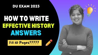 How to Write Effective History Answer Writing  STUDYSHIP WITH KRATI 2 [upl. by Enilhtak]