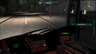 Lets Play BusSimulator 2012 003 Addon Linie 512 Bei Nacht Deutsch [upl. by Elah]