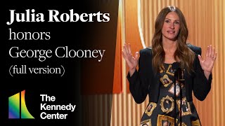 Julia Roberts honors George Clooney Full Version  45th Kennedy Center Honors [upl. by Felisha]